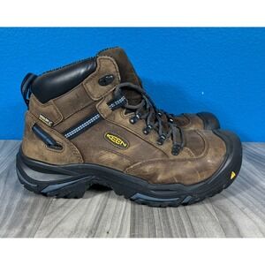 KEEN Utility USA Men's Braddock Mid Steel Toe Waterproof Work Boot 9.5